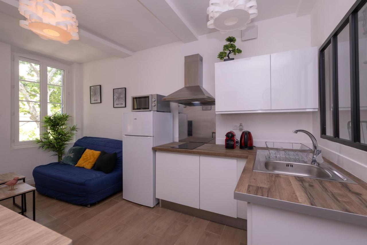 Le Nostradamus - Magnifique Appartement Cours Principal Plein Centre Avec Parking Salon-de-Provence Luaran gambar