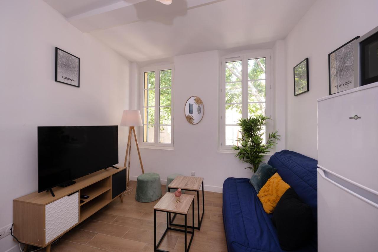 Le Nostradamus - Magnifique Appartement Cours Principal Plein Centre Avec Parking Salon-de-Provence Luaran gambar